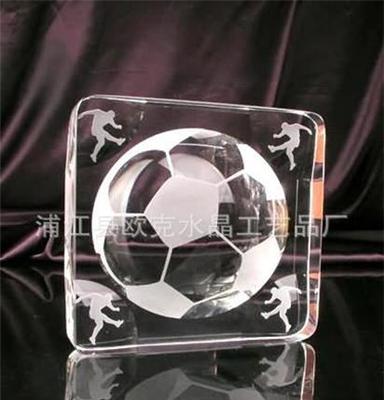 [厂家2012年新款]水晶足球礼品。水晶高尔夫球纪念品