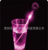 厂家直销创意酒吧用品LED饮料搅拌器 发光调酒棒 电子塑胶调酒棒