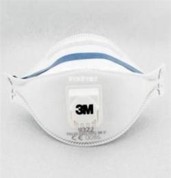 3M9322防护口罩/ FFP2过滤标准/高效/防病毒细菌口罩