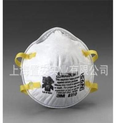 3M8210 N95口罩,颗粒粉尘防护口罩,用于建筑，矿山，铸造，木加工