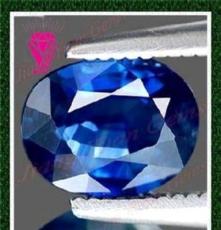 廠家批發 橢圓藍寶石裸石 高品質人工寶石 珠寶配件