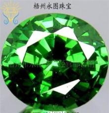 永图珠宝直销优质进口祖母绿锆石/蛋形OS 宝石