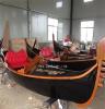 厂家直销木船 豪华电动观光贡多拉船  威尼斯观光船