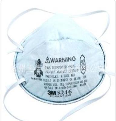 3M 8246 颗粒物防护口罩/酸性气体异味减除（头带式）20个装