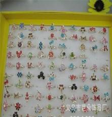 韩国女式可爱卡通米奇彩钻迷你食指戒指 厂家低价批发 2元饰品