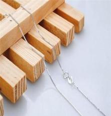 DONA时尚韩国版女个性925纯银盒子（仔)链纯银项链锁骨配链首饰品