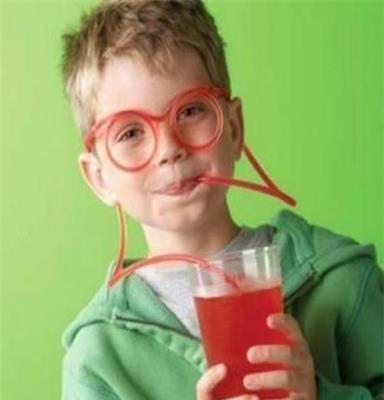 厂家批发 DIY疯狂眼镜吸管 儿童创意搞怪眼睛吸管 一次性艺术吸管