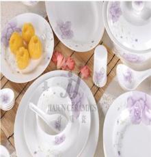 餐具套装、散装/玫瑰 A8021-1 高档骨瓷 56头 46头 散装 盘 碗
