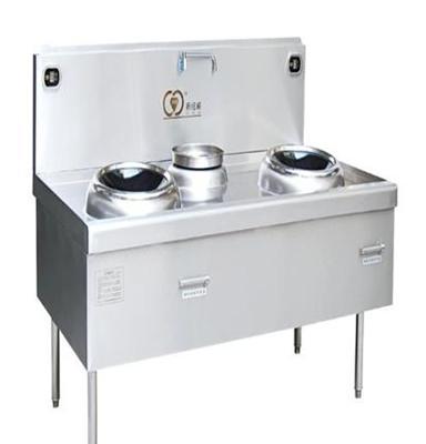 厂家供应高效能厨房设备 炊事设备不锈钢制品 双头单尾抛炒炉