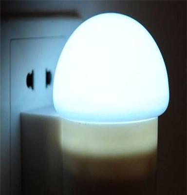 银之优品 led光控节能小夜灯 居家智能光控蘑菇灯 新奇特简约夜灯