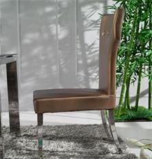 广东外贸家具厂欧美环保家居家具头层皮椅子宴会餐椅酒店椅D-1