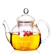过滤玻璃花茶壶 耐热透明带盖加热泡茶壶 花草茶具
