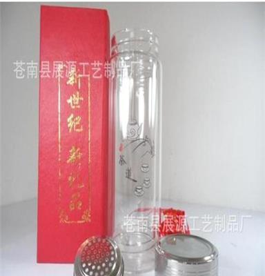 厂家供应 最新产品 展源玻璃杯/夏季新款玻璃杯/仿爆破礼品杯子