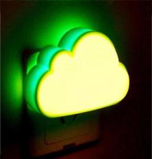 福龙 LED光控感应灯 楼道感应小夜灯 创意可爱壁灯 云朵小夜灯