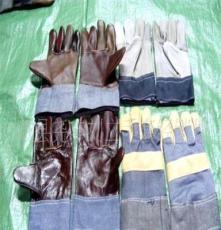 厂家供应- -铁厂专用 牛皮防护手套