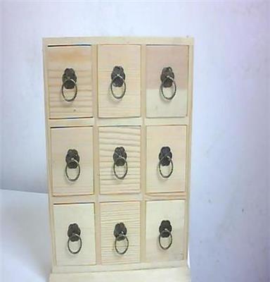 复古木制 收纳盒 杂物分类盒 首饰盒 针线收纳盒木质