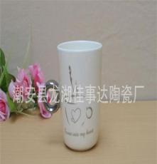 七夕礼物 中温陶瓷马克杯子 创意韩式杯 情侣戒指杯