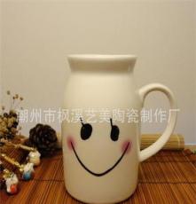 潮州货源 日韩式牛奶陶瓷杯 创意个性杯子 促销批发礼品 热销