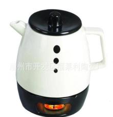 厂家直销中温色釉陶瓷可加热茶壶 陶瓷茶具
