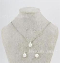 東莞盛意 原創(chuàng)韓版快時(shí)尚項(xiàng)鏈耳環(huán)飾品套裝 合金首飾105238