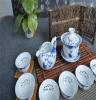 供应陶瓷茶具套装 创意陶瓷茶具 爆款礼品茶具 水晶玲珑茶具