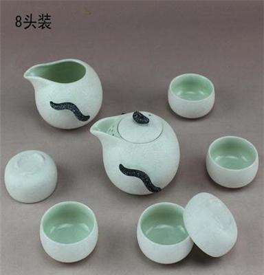 首发 高级雪花釉 玉瓷茶具 精美茶具套装 德化陶瓷批发