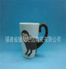 ZAKKA日本原单可爱陶瓷卡通杯子 /马克杯/ 咖啡杯