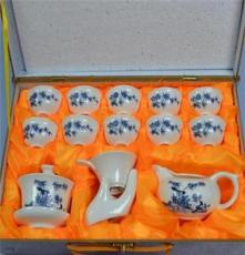 14头德化高白玉瓷茶具 功夫茶具 陶瓷茶具 促销广告茶具