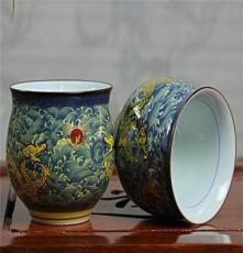 德化陶瓷茶具批发 7头茶具套装 特价功夫茶具批发 厂家直销双层杯