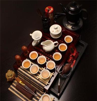 特价紫砂功夫茶具套装四合一茶盘茶道茶杯茶台套装7