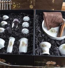 茶具陶瓷厂家批发 12头鸿运满堂茶具套装 功夫茶具套装