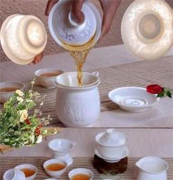 薄胎影雕茶具 高档古龙玉瓷茶具 功夫茶具套装高白瓷茶具