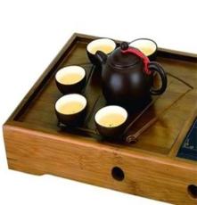 竹制茶盘 炜腾 WT-1205 玉竹扇组合茶盘 功夫茶具智能电磁泡茶炉