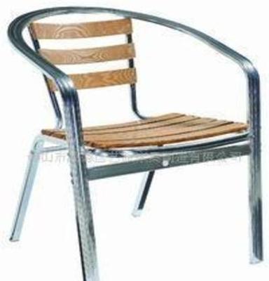 供应休闲椅子,扁管铝木板椅