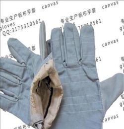 煤矿帆布劳保工作防护手套