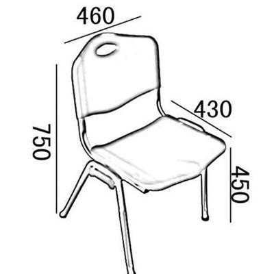 厂家直销 型号1007B培训椅，带写字板书网椅子，会谈椅，混批