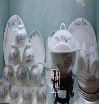 供应高档骨质瓷陶瓷餐具，景德镇高白瓷陶瓷餐具