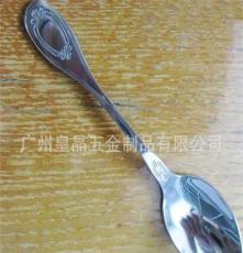 不锈钢婴儿小勺子,韩国创意儿童餐具,牛排刀叉,欧式咖啡勺批发