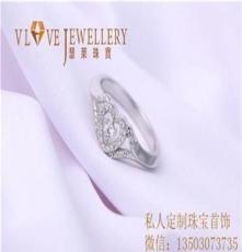 上海金镶钻石戒指、慧莱珠宝