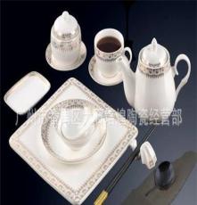 星级酒店陶瓷餐具 包厢台面摆台套装 骨碟 翅碗 汤勺 垫板01203