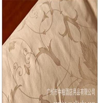 全棉60*40贡缎驼色水莲花 床上用品四件套 外贸出口床品