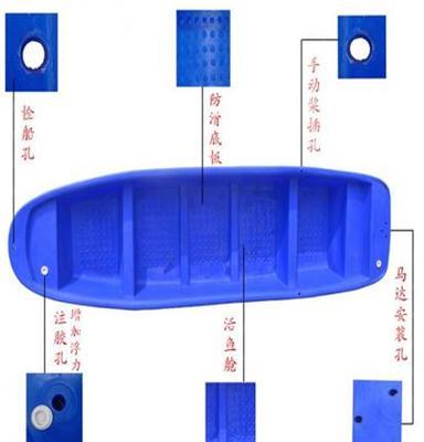 珠海市特价双层塑料船2.5到6米渔塑料捕鱼船PE养殖船观光船