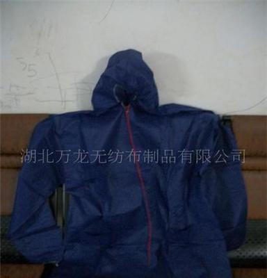 中号 厂家定做 无纺布带帽防护服