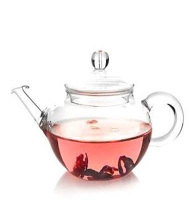 厂家直销六人带胆250ml玻璃茶壶/玻璃功夫茶具/直嘴玻璃茶壶