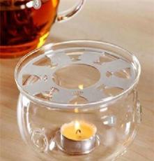 加热器耐热玻璃茶具蜡烛保温底座 温茶器茶壶加热器圆形暖茶器