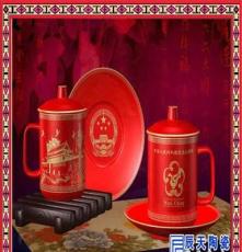 景德镇陶瓷工厂生产陶瓷茶杯 青花瓷茶杯 陶瓷三件套