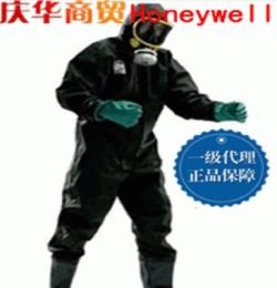 霍尼韦尔A164380防化学服 pvc服 绿色防护服 一体式化学服
