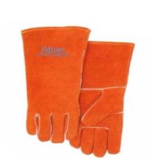 威特仕10-0100绣橙色防护手套 工业焊接手套 防烫手手套