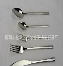 厂家供应 无磁 光身不锈钢餐具 不锈钢厨房用品 不锈钢刀 叉 匙