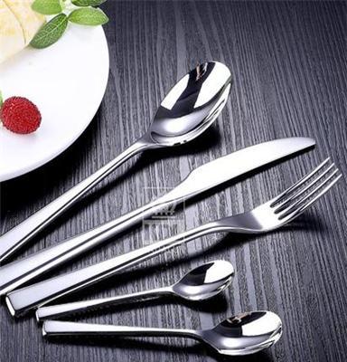 新纪元不锈钢刀叉勺304不锈钢牛排刀叉套装 酒店用品西餐具